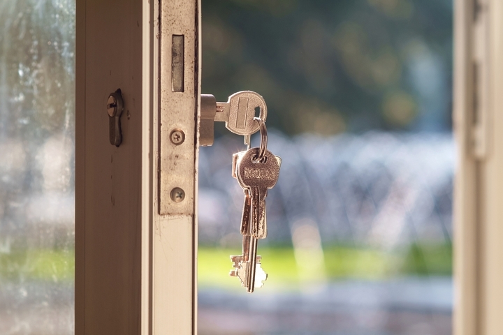 New locks are essentials for moving into a new house.