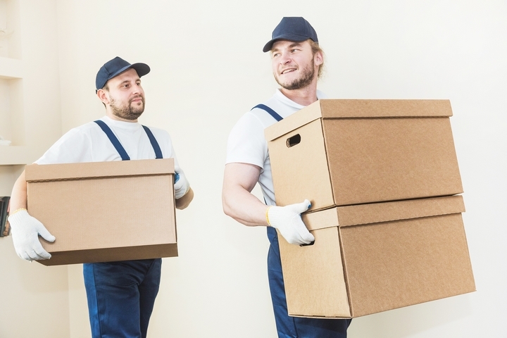 Seniors can hire professional movers to help them move.